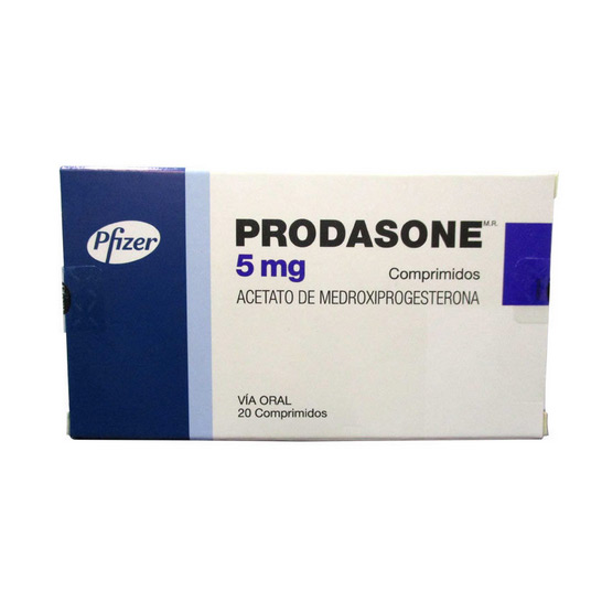 PRODASONE 5 MG 20 COMPRIMIDOS (MEDROXIPROGESTERONA)